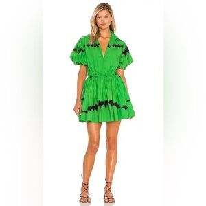 S/F/W Revolve Puff Sleeve Mini Dress in Mansion New Size XS